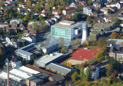 Stadttheater Gtersloh mit Wasserturm