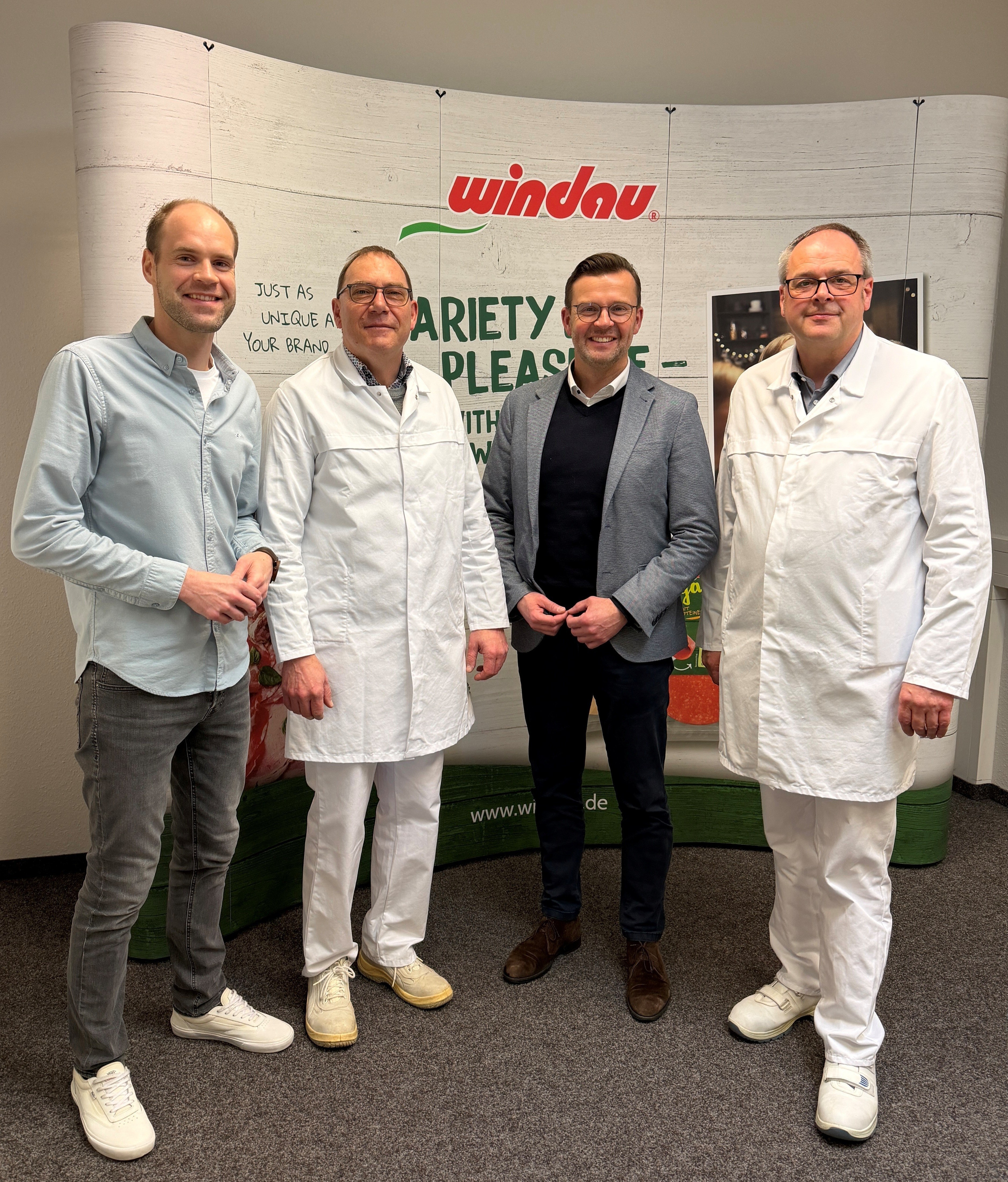 Andr� Hilker, Andreas Hilker, Raphael Tigges und Reinhold K�per (v.l.)